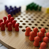 Bamboo Chinese Checkers Set