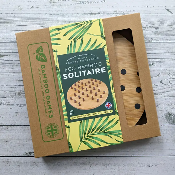 Bamboo Solitaire Board Game Set