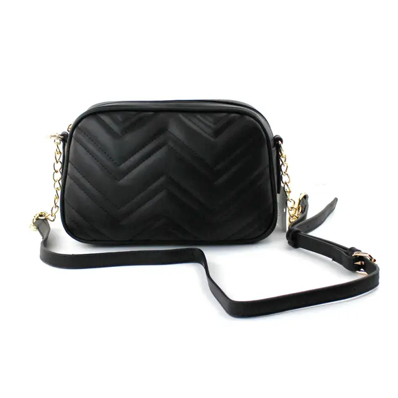 Quilted Crossbody - Black