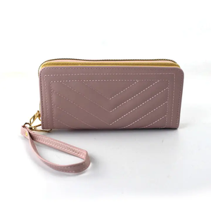 Quilted Wallet - Pink