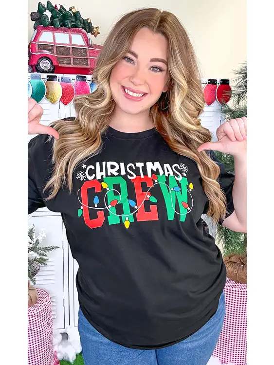 Christmas Crew Graphic Tee - Family Sizes