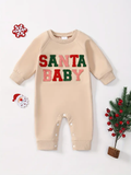 Baby "Santa Baby" Chenile Onesie