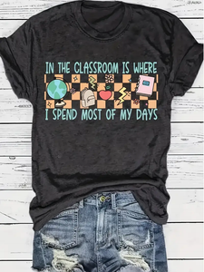 "In The Classroom" Teacher Graphic Tee