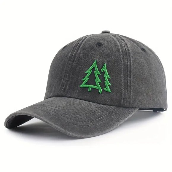 Pine Tree Stitched Baseball Cap