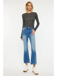 KanCan High Rise Crop Bootcut Jeans - KC20021M