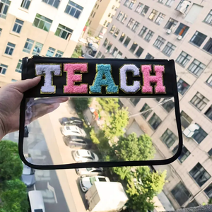 "TEACH" Clear Storage Bag