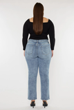 Curvy KanCan High Rise Slim Straight Jeans - KC8658M-P