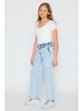 Girl's KanCan High Rise Wide Leg Jeans