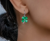 Shamrock Pendant Earrings