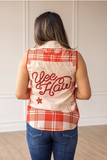 "Yeehaw" Button Up Tank
