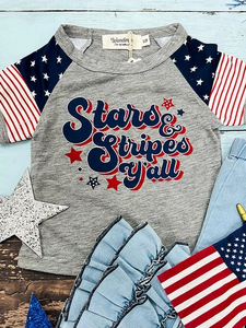 Kid's Stars & Stripes Graphic Tee
