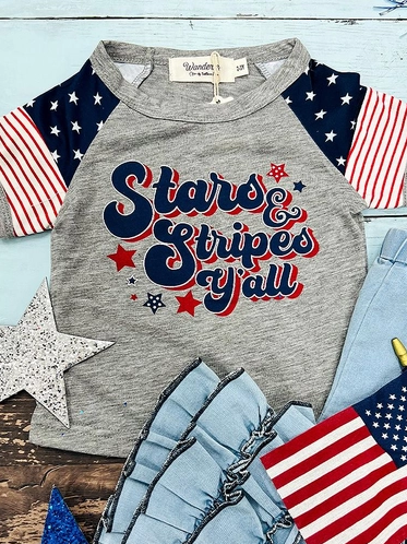 Kid's Stars & Stripes Graphic Tee