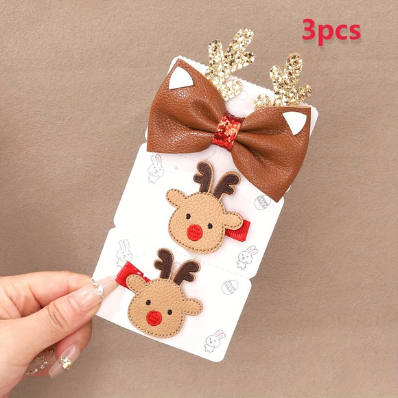 3 PC Holiday Clip Set - Reindeer