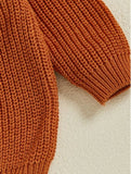 Cozy Little Pumpkin Chunky Knit Sweater