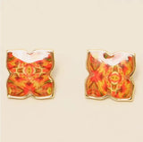 Portuguese Moroccan Tile Earrings