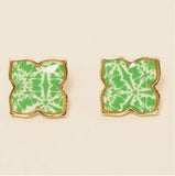 Portuguese Moroccan Tile Earrings