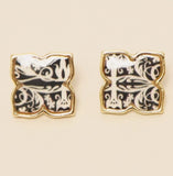 Portuguese Moroccan Tile Earrings