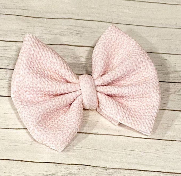 Pink Speckle Bow