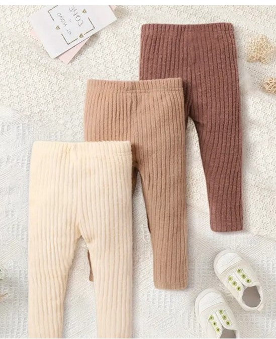 Baby Girl Ribbed Leggings