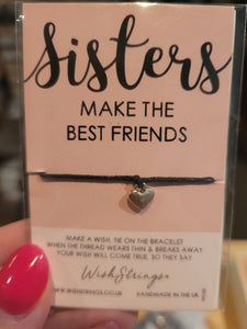 "Sisters, Best Friends" Bracelet - Wish Strings