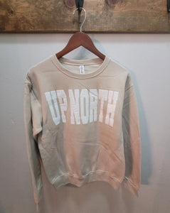 "Up North" Crewneck - Tan