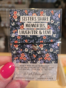 "Sister Memories" Bracelet - Wish Strings