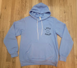 "Sun Rays, Boat Waves, Lake Days" Blue Hoodie