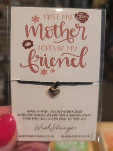 "First Mother, Forever Friend" Bracelet - Wish Strings