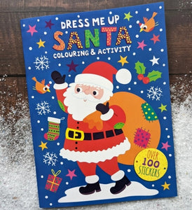 Dress Me Up Coloring & Activity Book - Santa