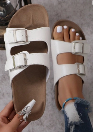 Sandal Slides - White