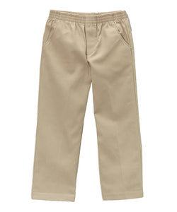 Boy's Uniform Khaki Elastic Pants