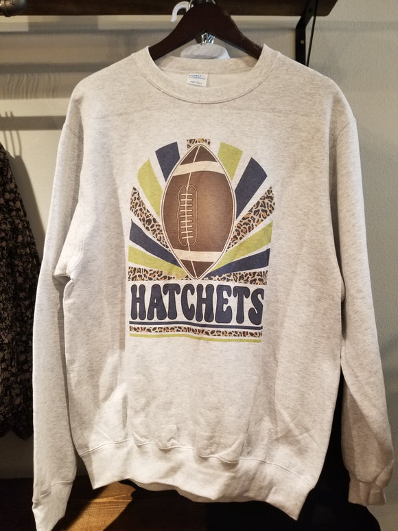 Hatchet Football Crewneck Sweatshirt