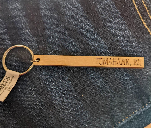 Tomahawk, WI Keychain