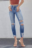 KanCan High-Rise Distressed Ankle Skinny Jeans