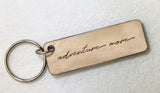 Engraved Wooden Keychain