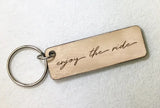 Engraved Wooden Keychain