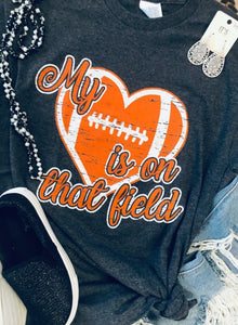 "My Heart is on That Field" Graphic Tee