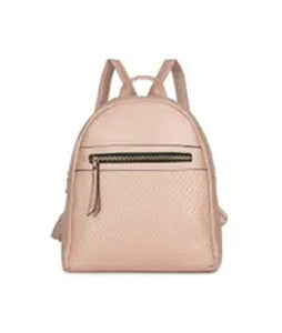 Janelle Zip Front Backpack - Gold
