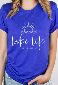 "Lake Life is the Best Life" Graphic Tee