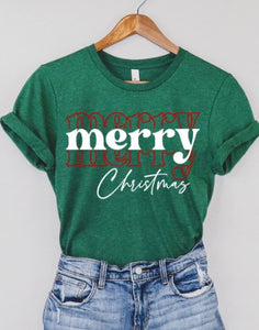 "Merry Christmas" Graphic Tee