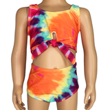 Girl's Tie Dye 2 Piece Swimsuit