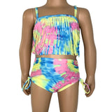 Girl's Tie Dye 2 Piece Swimsuit