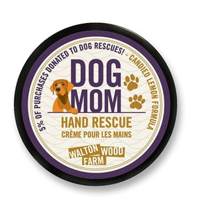 Dog Mom Hand Rescue
