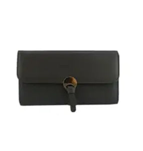 Franca Metal Disc Trim Purse - Dark Grey