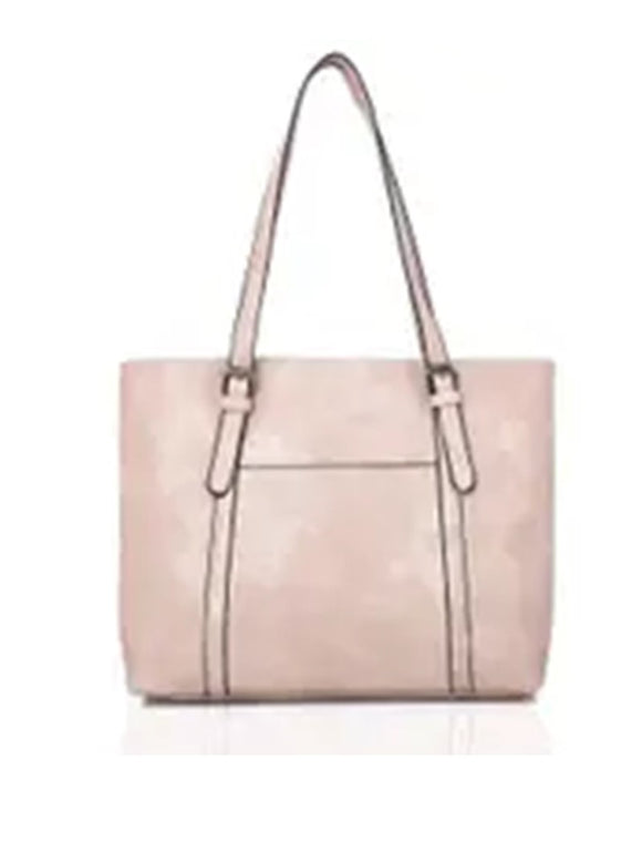 Doreen Buckle Strap Shopper Bag - Beige