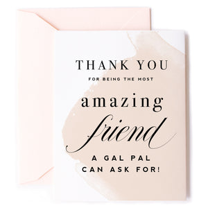 Thank You Amazing Friend, Friendship Card